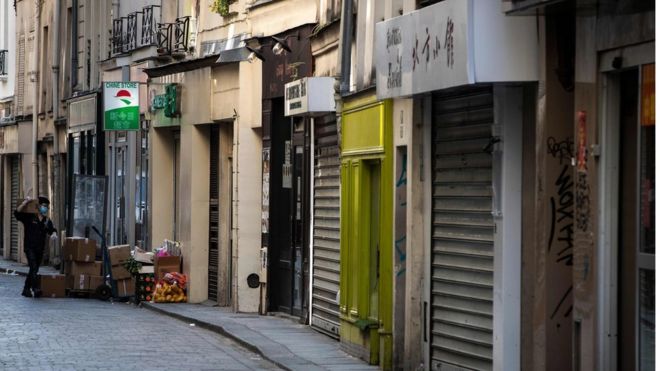 closed shops in Paris