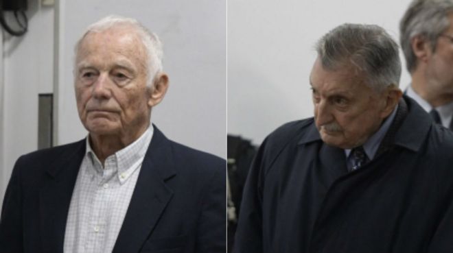 Педро Мюллер (слева) и Гектор Сибилла в суде в Буэнос-Айресе. Фото: 11 декабря 2018 года