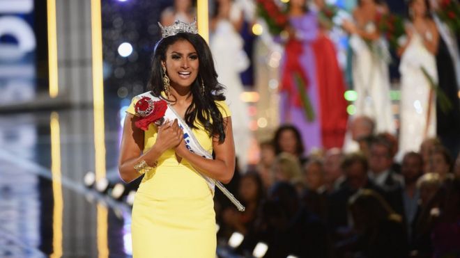 Nina Davuluri fue en 2014 la primera india-estadounidense en ser coronada Miss América.