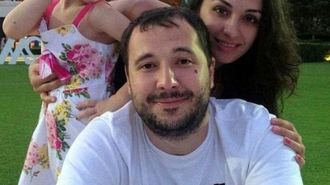 роман Селезнев с семьей