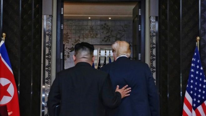 Трамп и Ким Чен Ын