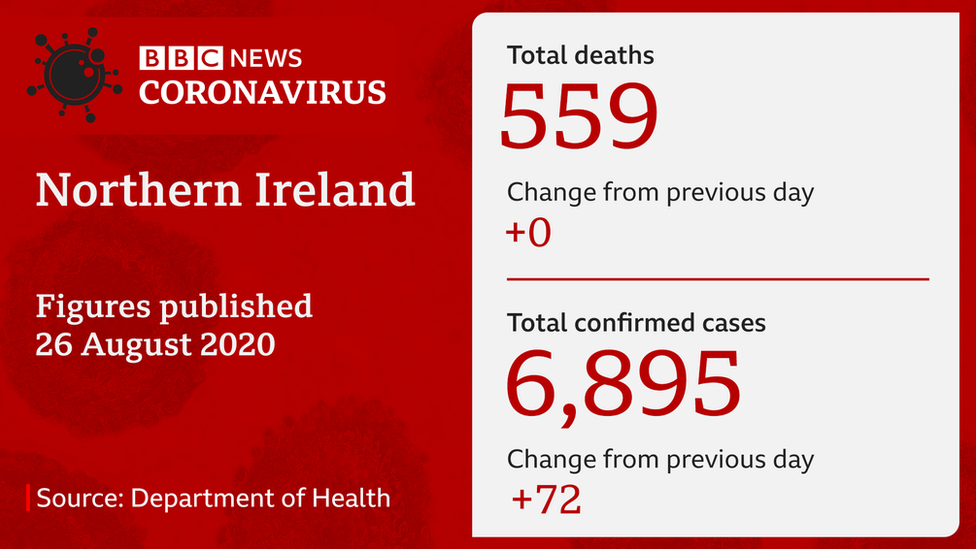 Слайд, показывающий количество смертей и положительных случаев коронавируса в НИ