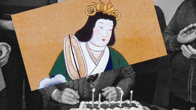 Imagen del emperador Suiko, que lideró Japón en el siglo VI y murió a los 74 años.