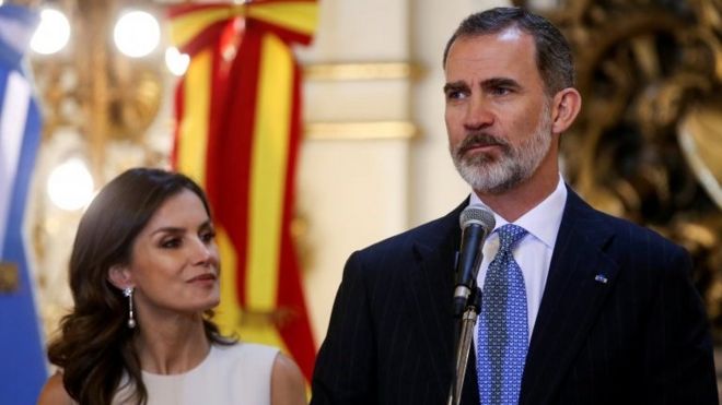 Los reyes de España.