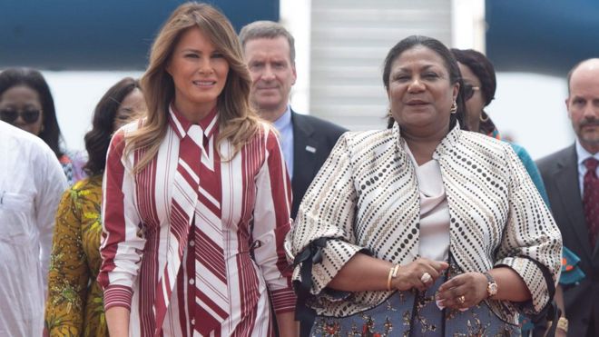 Image result for melania trump in ghana