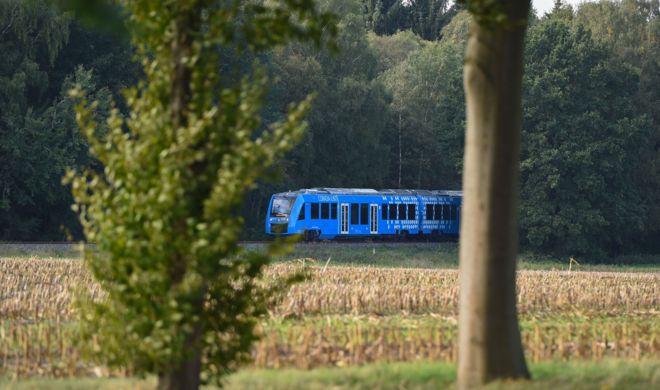 El primer tren de hidrógeno, inaugurado en Alemania.