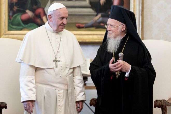зустріч Вселенського патріарха Варфоломія і Папи Римського Франциска у Ватикані