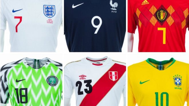 World Cup kits