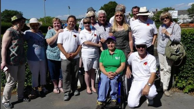 Llanelli Bowls Club для слабовидящих