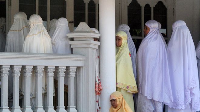 Warga Ahmadiyah di Manis Lor, Kuningan, Jawa Barat