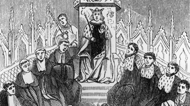 Образ короля Ричарда II с его Тайным советом, около 1399 года