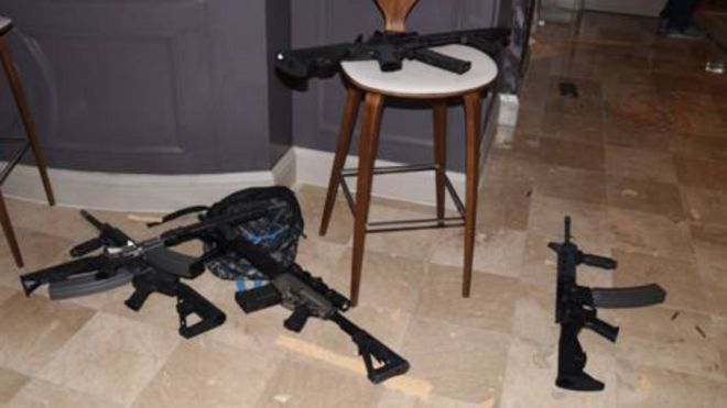 В номере отеля Mandalay Bay обнаружено оружие