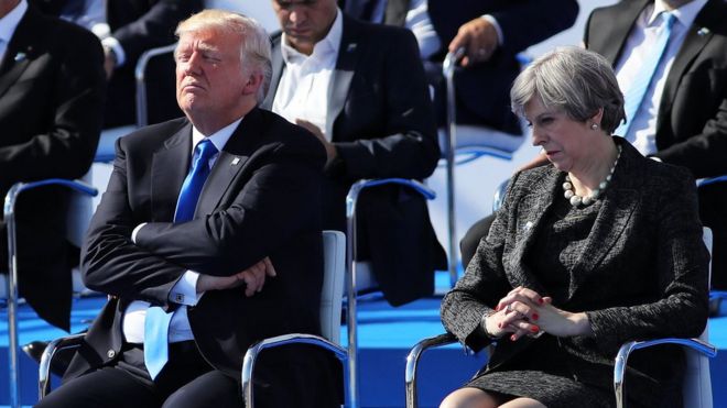 Donald Trump và Theresa May