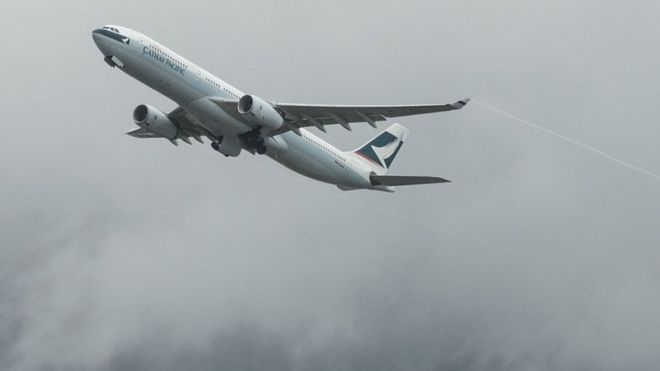 Самолет Cathay Pacific