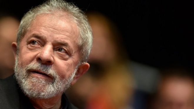 Former Brazilian president Lula