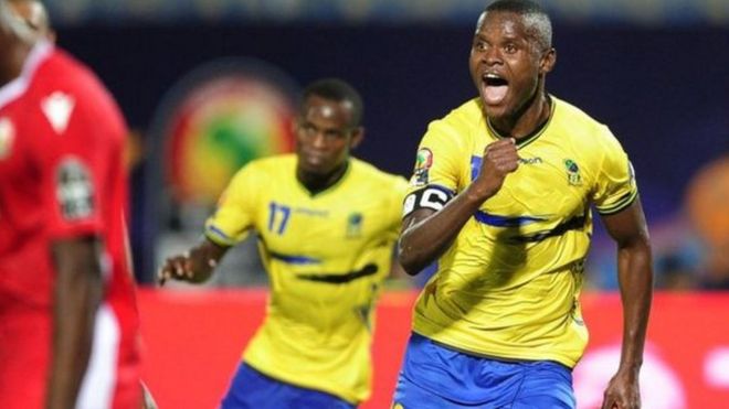 Mshambuliaji wa Taifa Stars Mbwana samata wakati wa michuano ya Afcon Misri