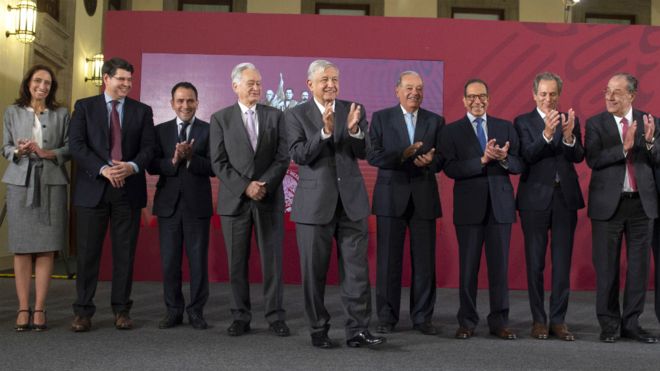 Slim y AMLO