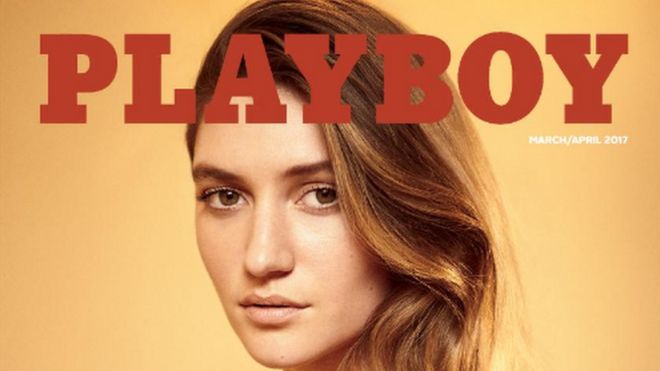 Playboy March-April cover on Twitter