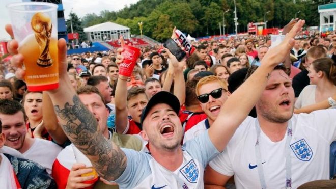 Футбольные фанаты Англии