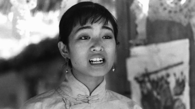 Li Gong in a scene from the film 'Red Sorghum', 1987. (Photo by Getty Images)