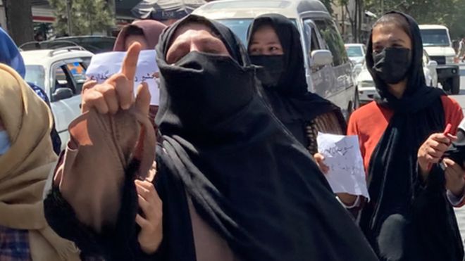 احتجاجات النساء ضد حكم طالبان