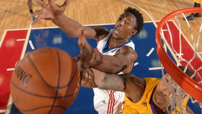 Mchezaji wa zamani wa Timu ya OKC Thunder ya ligi kuu ya Marekani (NBA) Mtanzania Hasheem Thabi