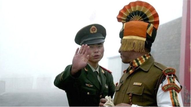 भारत र चीनका सेना