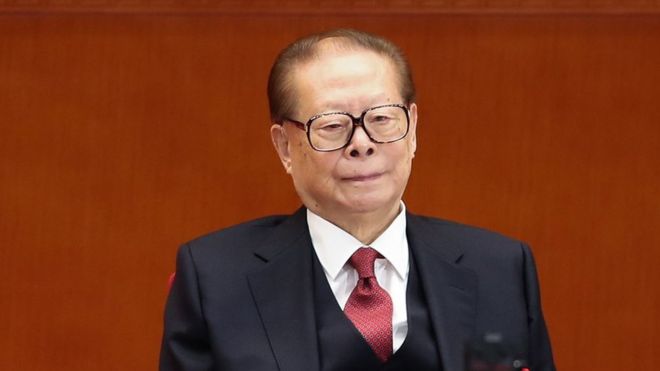 Jiang Zemin en el XIX Congreso de Pekín (octubre de 2017)