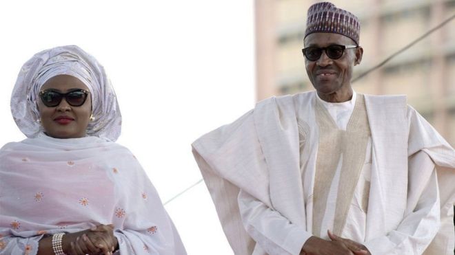 Aisha Buhari iyo segeeda Buhari