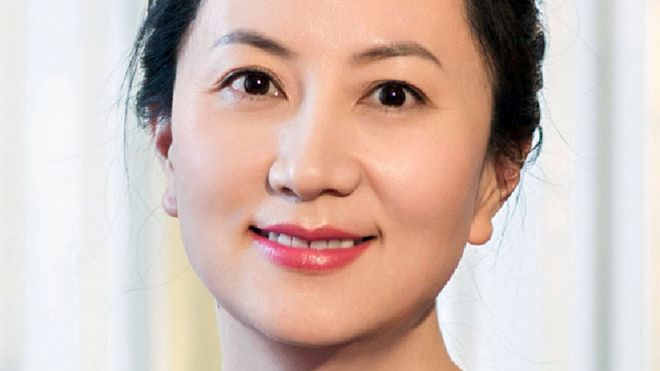 Meng Wanzhou, directora financiera de Huawei.