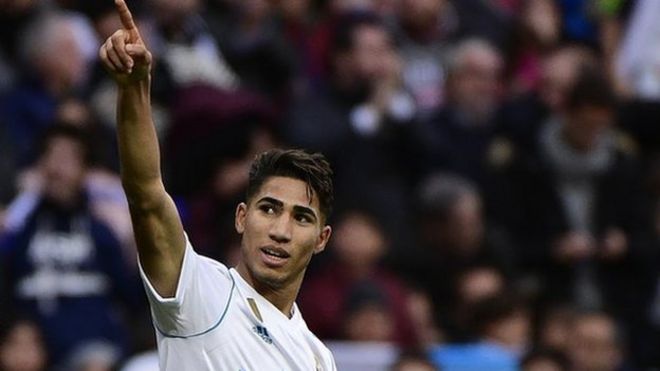 Morocco's Achraf Hakimi goes on loan to Borussia Dortmund - BBC Sport