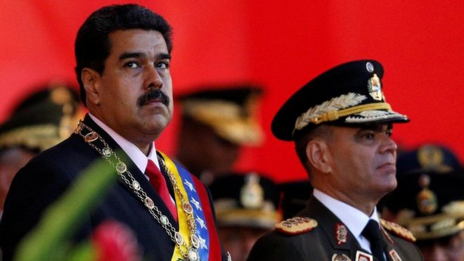 Nicolás Maduro y Vladimir Padrino.