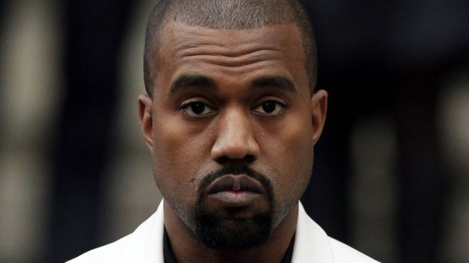 US rapper Kanye West,