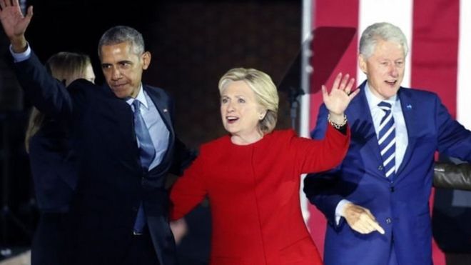 கிளிண்டன், ஒபாமா