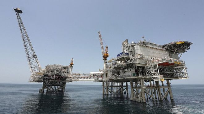 Нефтяная платформа "Шах Дениз Браво", разработанная компанией BP в Азербайджане