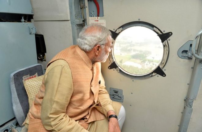 Оригинальное изображение топографической съемки PM Narendra Modi в Ченнаи (3 декабря 2015 г.)