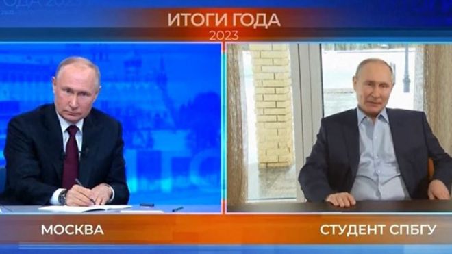 プーチン氏に「AIプーチン」が質問 ロシアがAI分野の先頭に立つべきとプーチン氏