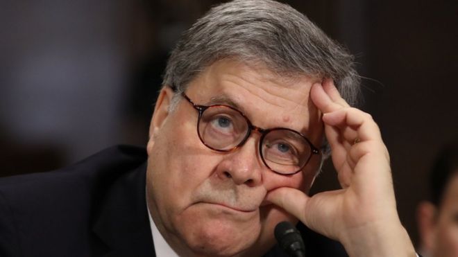 Attorney General William Barr, file photo, 1 May 2019