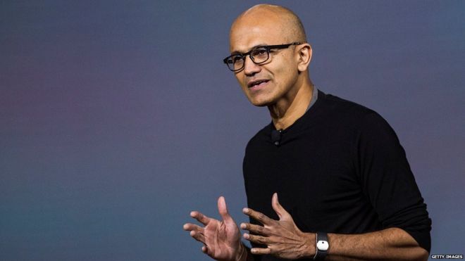 Microsoft Сатья Наделла говорит, что это не влияет, но призывает к быстрой реформе