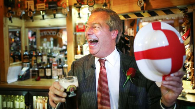 Патриарх брексита Найджел Фарадж и его партия - главная угроза для тори