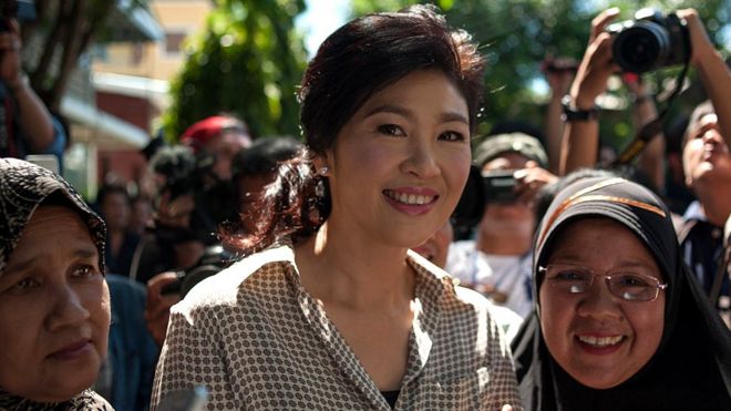 英拉在2011至2014年担任泰国总理。