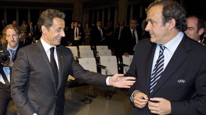 Sarkozy ve Platini
