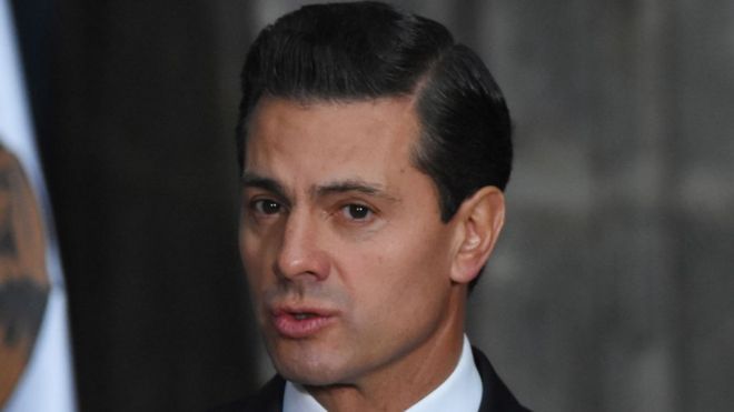 El presidente Enrique Peña Nieto