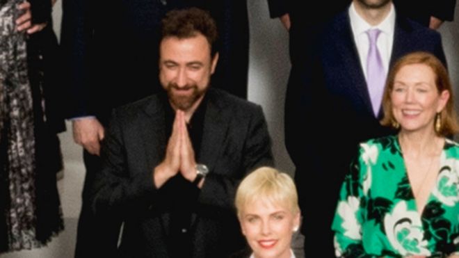 Yves Piat and Charlize Theron