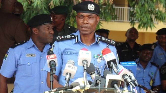 IG of police dye tok to im officers for Lagos state.