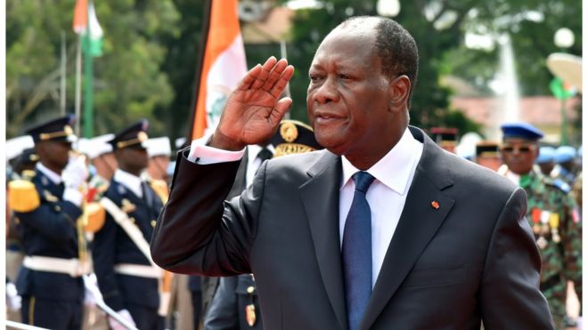 Президент Кот-д'Ивуара Алассан Уаттара