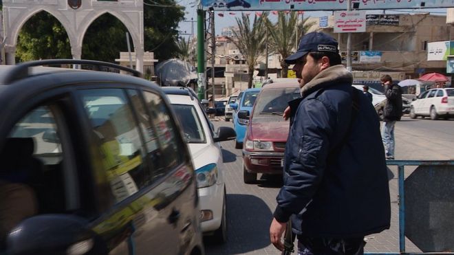 Сотрудник полиции ХАМАСа в секторе Газа