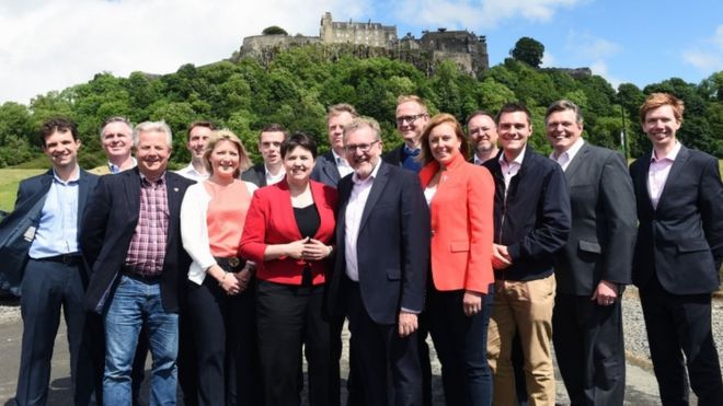 Шотландский консерватор MPS с Рут Дэвидсон