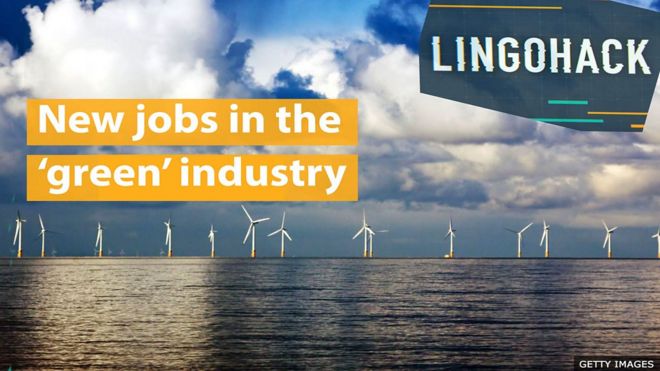 Aprenda inglês com reportagem sobre empregos que surgiram para atender setores como energia eólica e fazendas verticais.