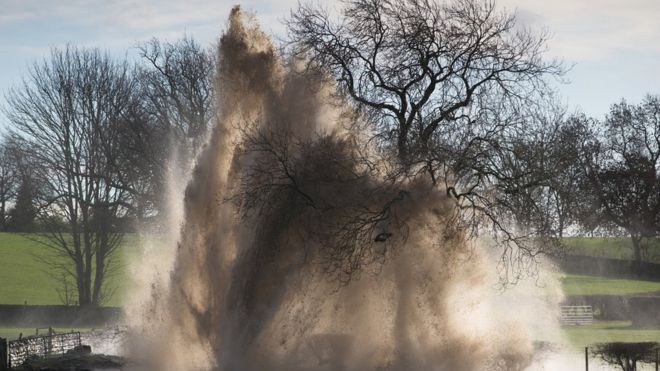 Взрыв магистральной воды